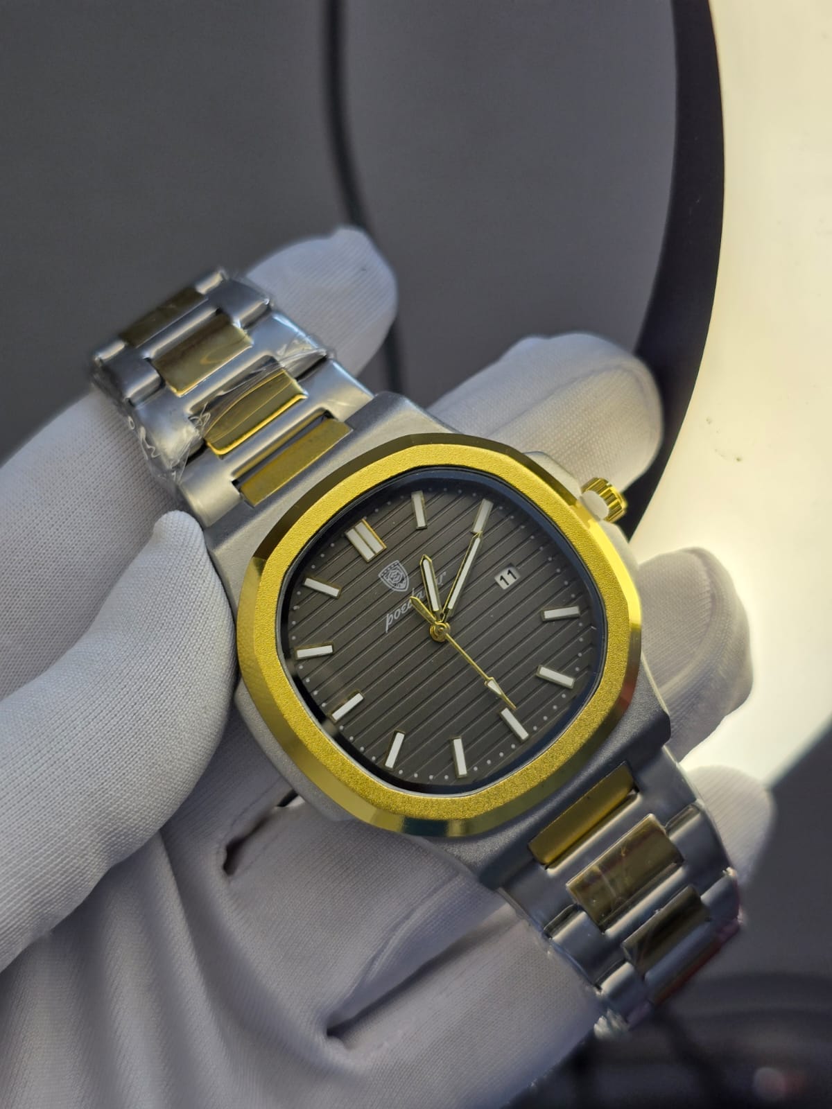 Luxury Two-Tone Wrist Watch